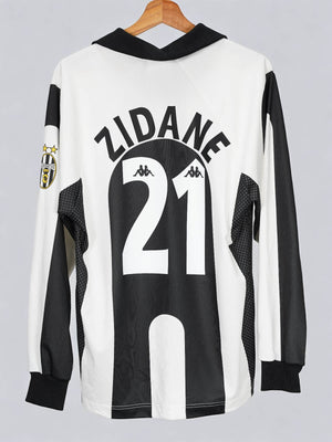 Juventus Home Shirt L/S 1997/98 Zidane 21 (M)