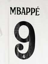 2024/25 Real Madrid Mbappe #9 Home Shirt Player Issue (L)