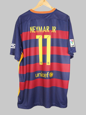 2015/16 Barcelona Neymar Jr #11 Home Shirt (XXL)