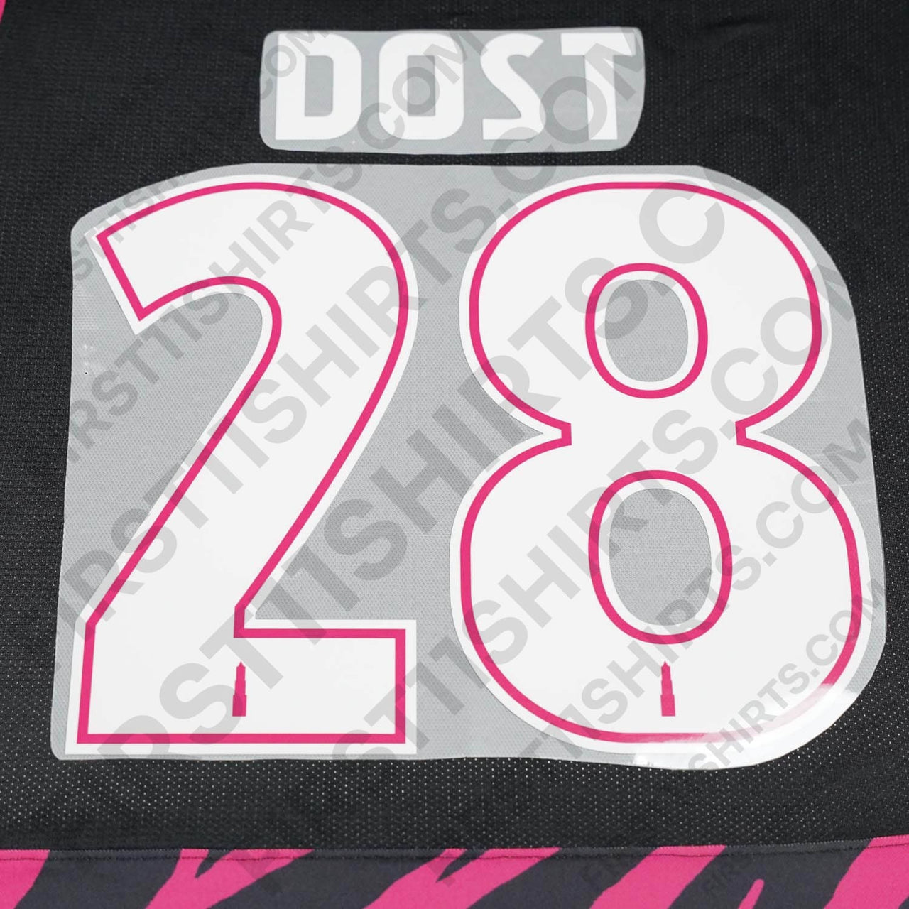 2022/23 FC Utrecht Away Name Set Dost #28 (Repro)