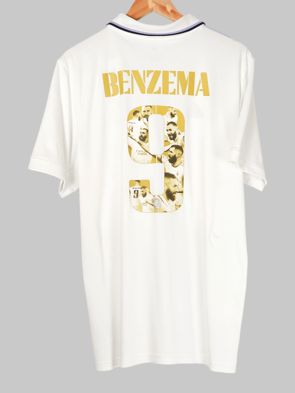 2022/23 Real Madrid Benzema #9 Home Shirt (L)
