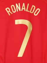2008/09 Portugal Ronaldo #7 Home Shirt (M)
