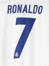 2016/17 Real Madrid Ronaldo #7 Home Shirt L/S (M)