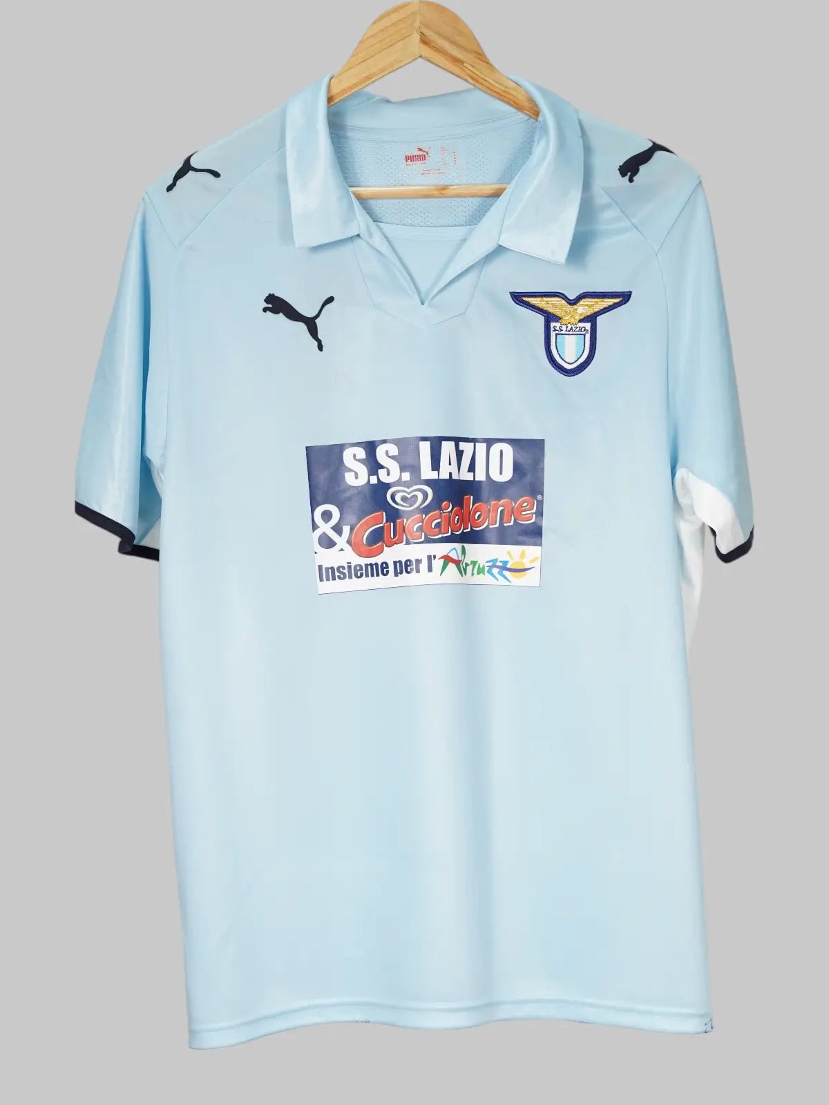 Lazio Home Shirt 2008/9 Rocchi 18 (M)