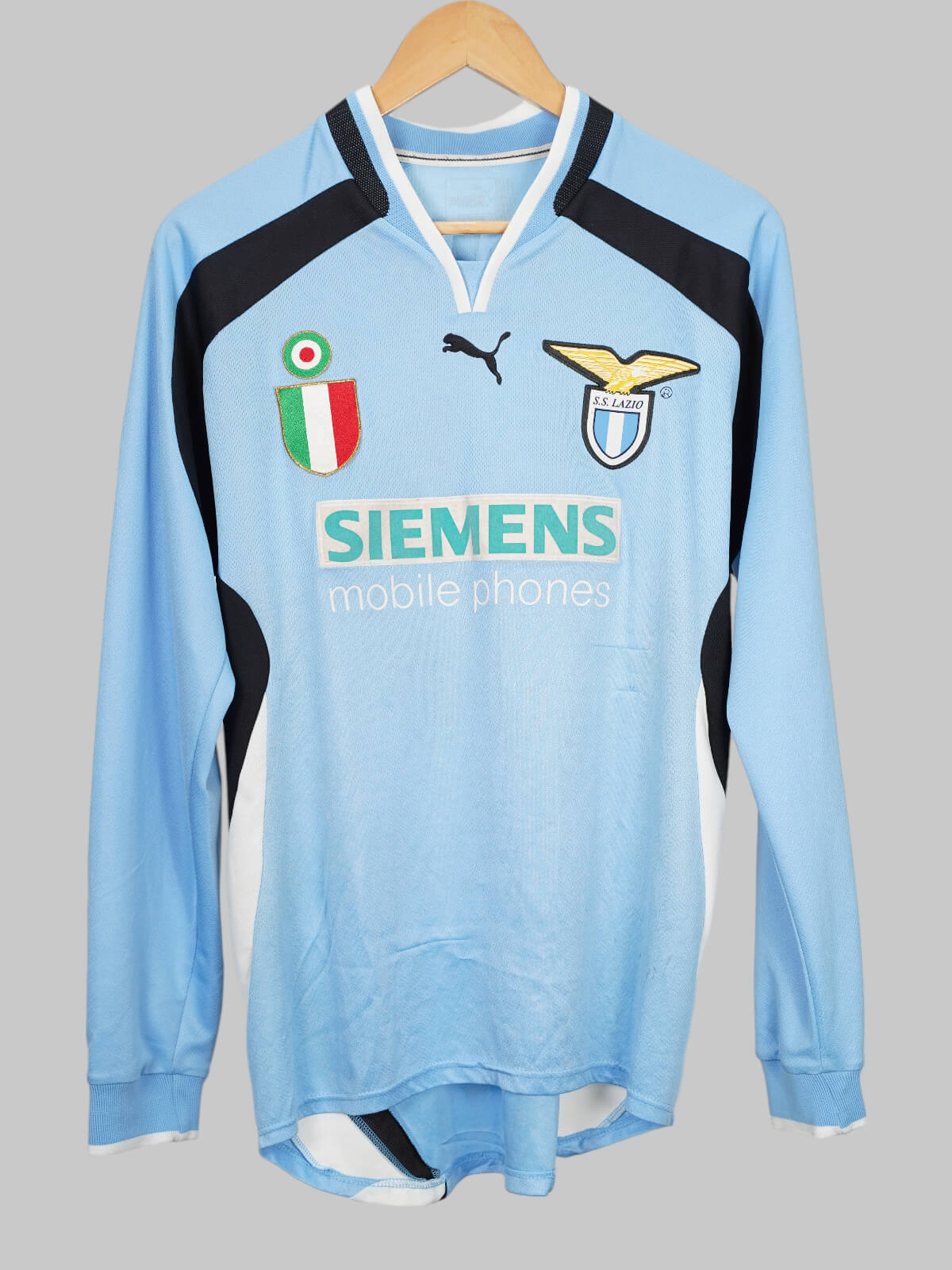 Lazio Home Shirt L/S 2000/1 Nedved 18 (L)