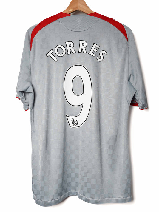Liverpool Away Shirt 2008/9 Torres 9 (L)