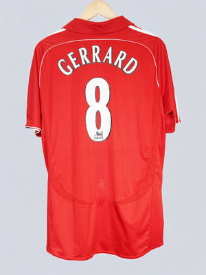 Liverpool Home Shirt 2007/8 Gerrard 8 (L)