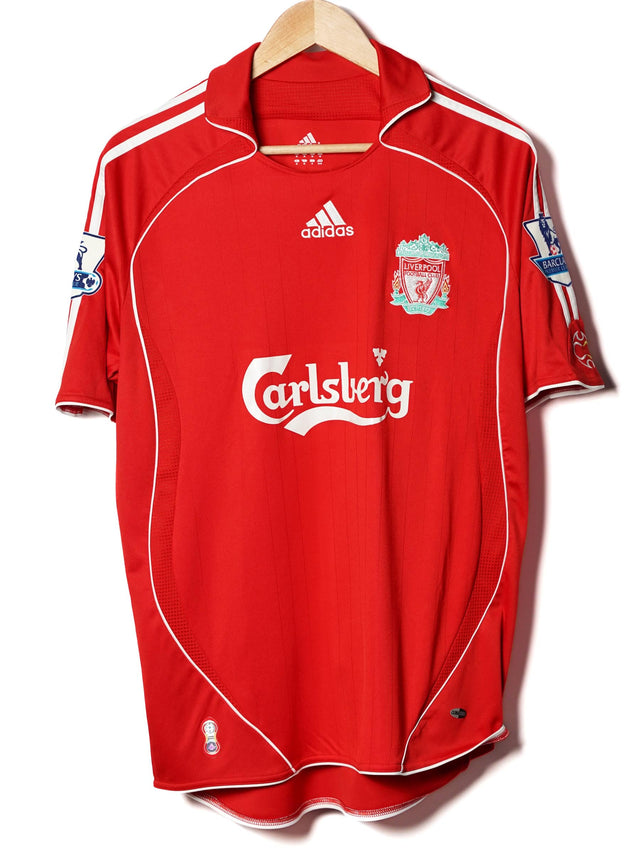 Liverpool Home Shirt 2007/8 Gerrard #8 (M)