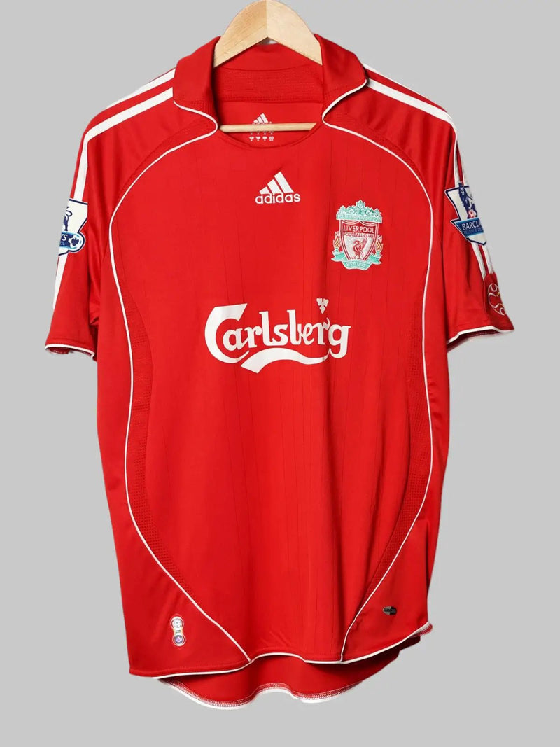 Liverpool Home Shirt 2007/8 Gerrard 8 (M)