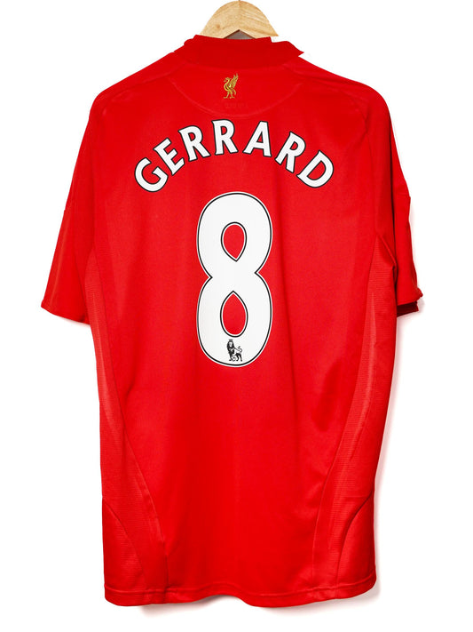 Liverpool Home Shirt 2008/09 Gerrard 8 (L)