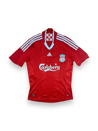 Liverpool Home Shirt 2008/10 Gerrard #8 - 9/10 - S