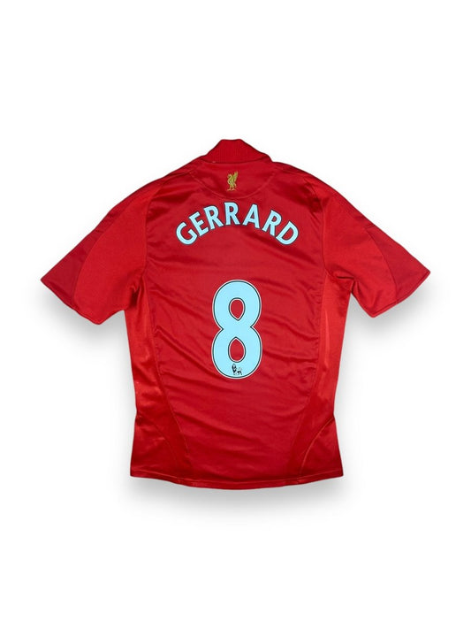 Liverpool Home Shirt 2008/10 Gerrard #8 - 9/10 - S