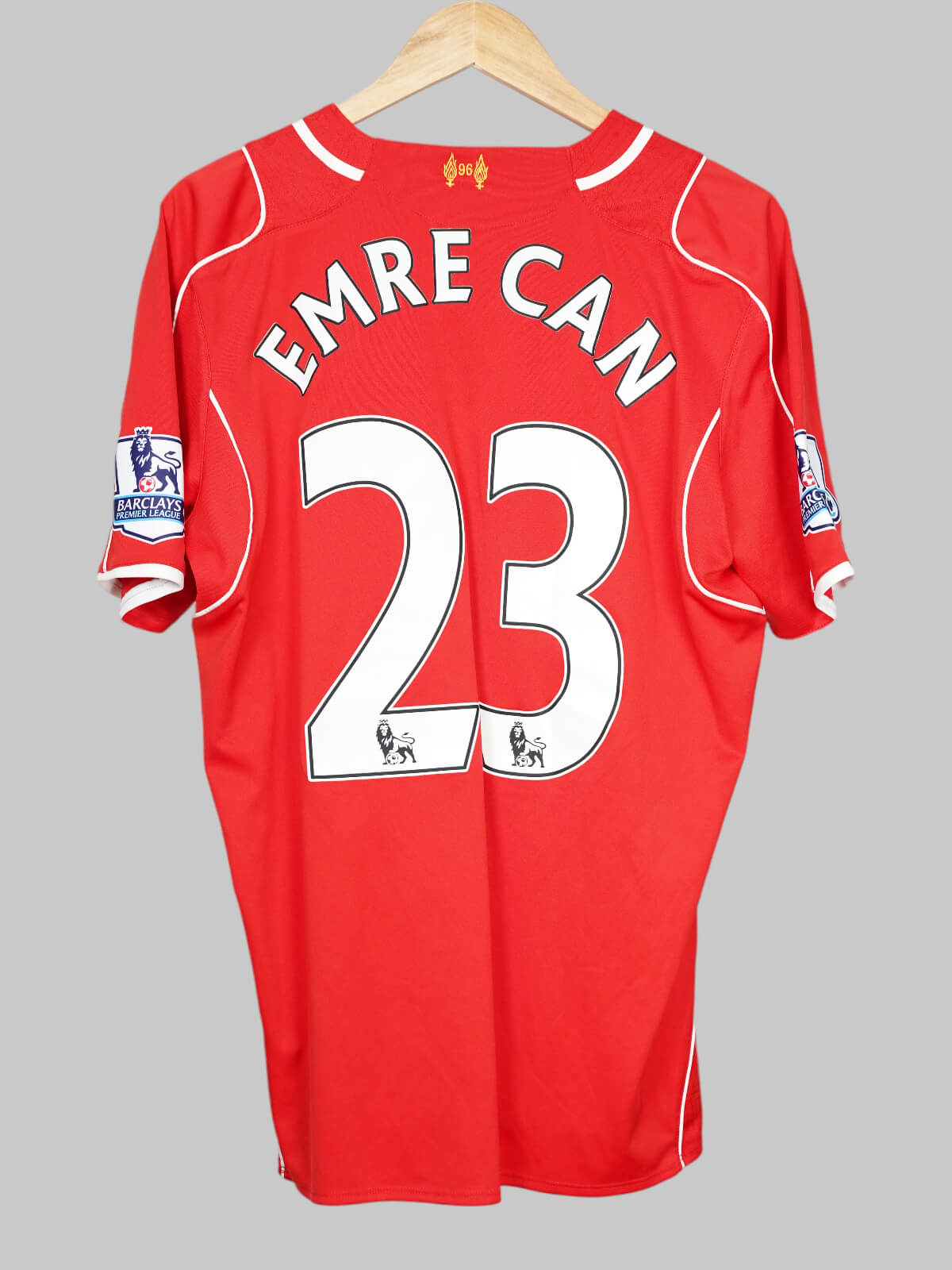 Liverpool Home Shirt 2014/15 Emre Can 23 Match Worn (L)