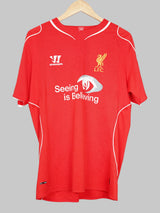 Liverpool Home Shirt 2014/15 Emre Can 23 Match Worn (L)