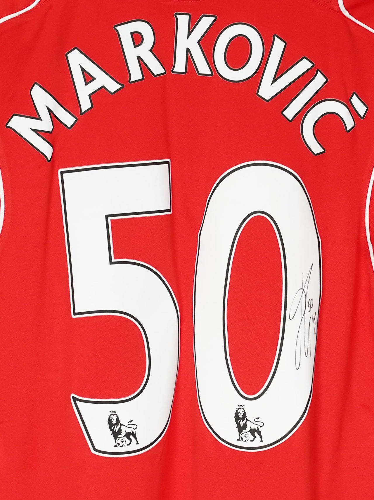 Liverpool Home Shirt 2014/15 Markovic 50 Signed BNWT (M)