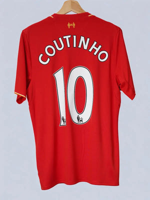 Liverpool Home Shirt 2015/16 Coutinho 10 (M)