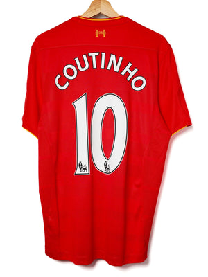 Liverpool Home Shirt 2016/17 Coutinho 10 (L)