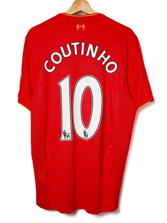 Liverpool Home Shirt 2016/17 Coutinho 10 (L)