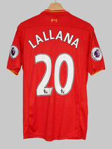 Liverpool Home Shirt 2016/17 Lallana 20 (M)