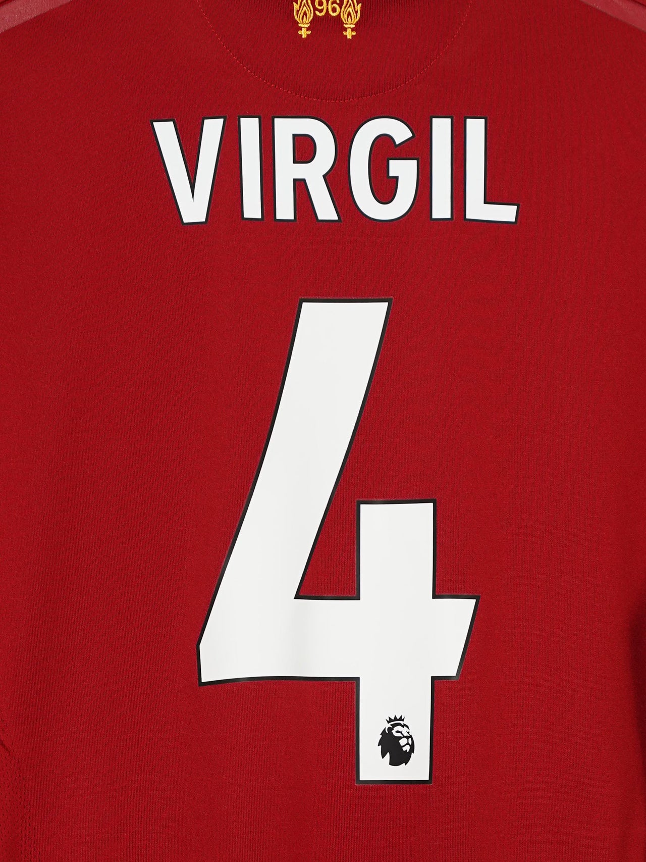 Liverpool Home Shirt 2017/18 Virgil 4 (M)
