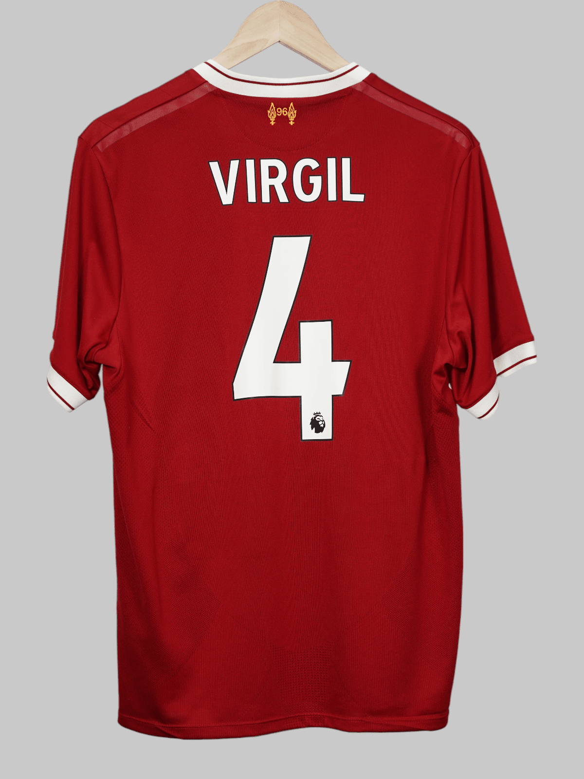 Liverpool Home Shirt 2017/18 Virgil 4 (M)
