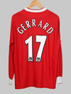 Camiseta local del Liverpool L/S 2002/4 Gerrard #17 (L)