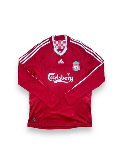 Liverpool Home Shirt L/S 2008/9 Torres #9 - 9/10 - M