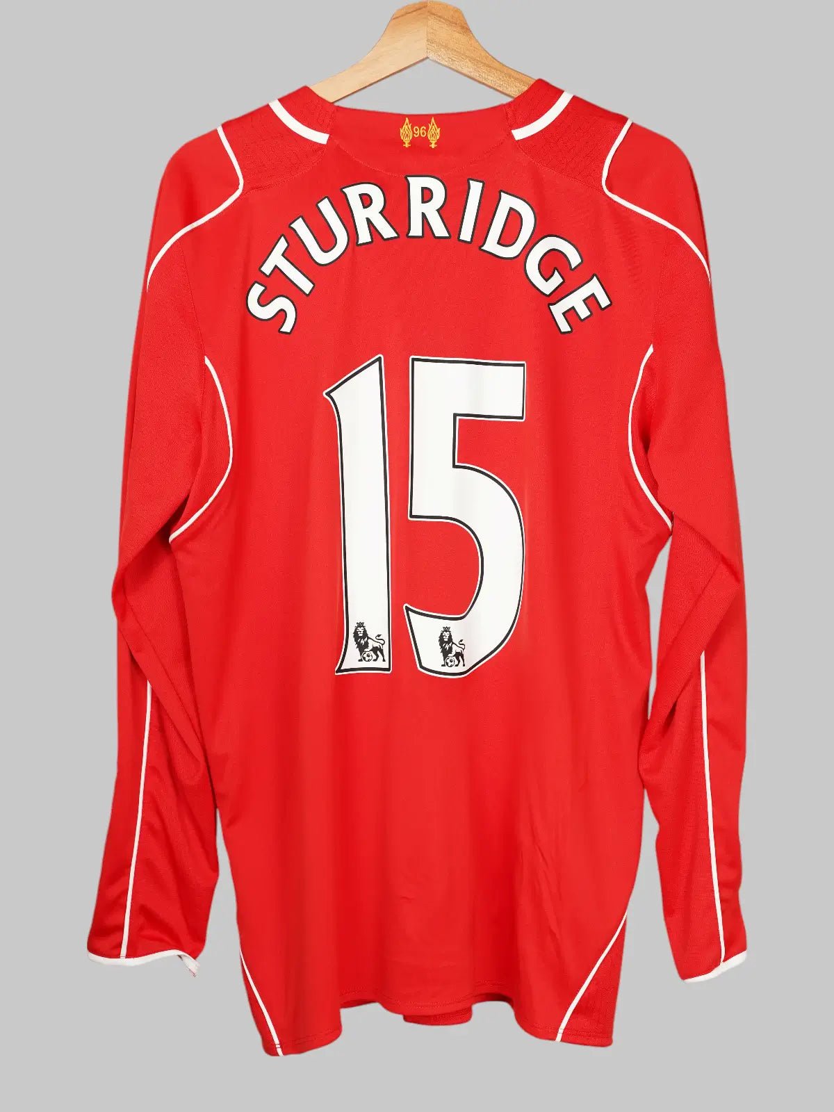 Liverpool Home Shirt L/S 2014/15 Sturridge 15 (L)
