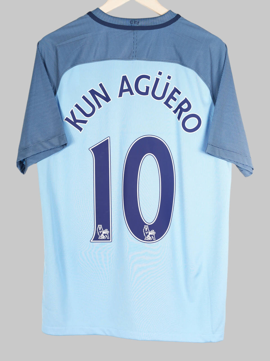 2016/17 Manchester City Kun Agüero #10 Home Shirt (L)