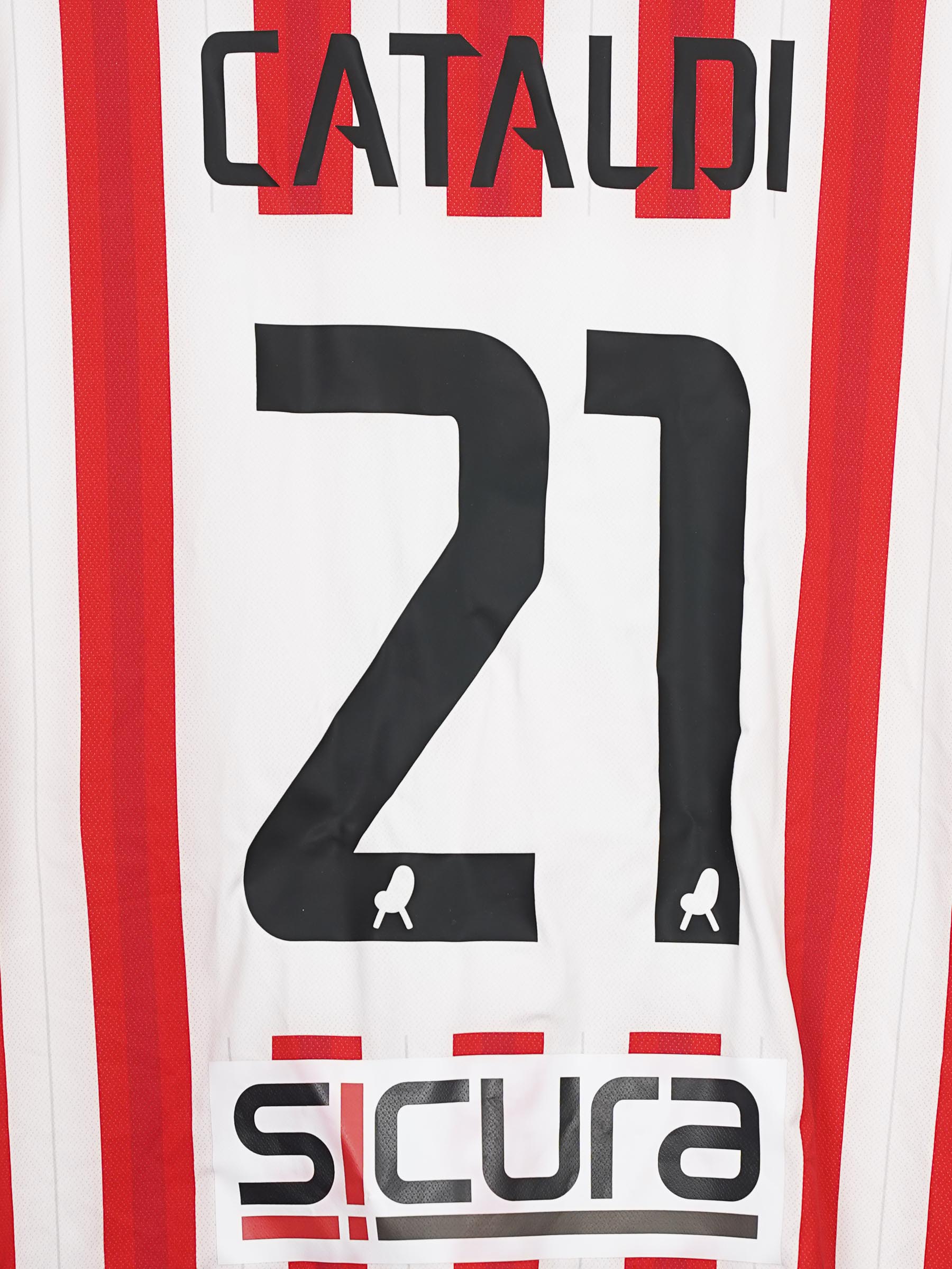 LR Vicenza Match Worn Home Shirt 2022/23 Cataldi 21 (XL)