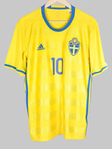 2016/17 Sweden Ibrahimovic #10 Home Shirt (L)