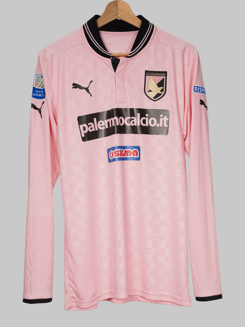 Palermo Home Shirt 2013/14 L/S Vitiello 29 Match Issued/Worn (M)