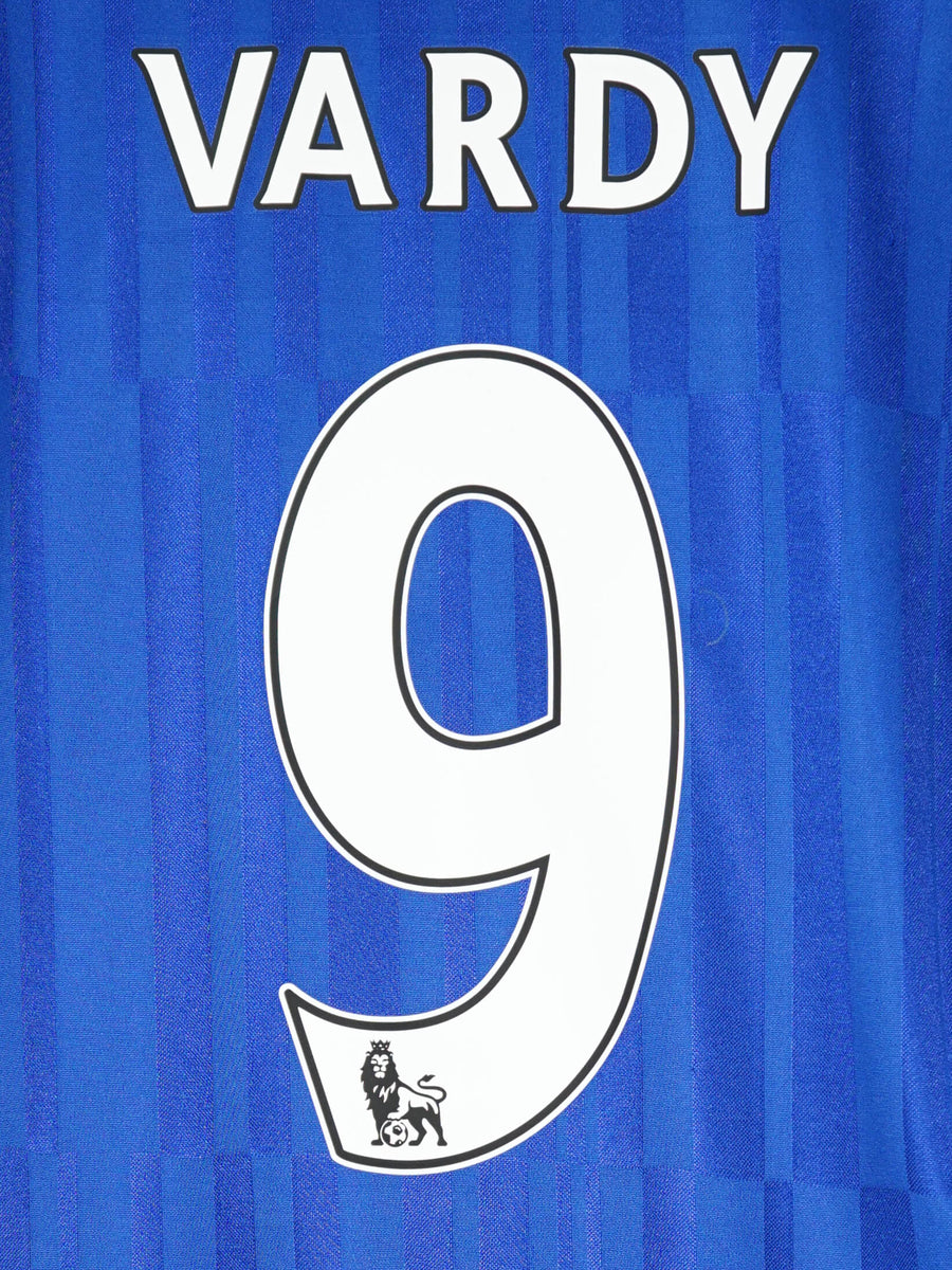 2016/17 Leicester City Vardy #9 Home Shirt (M)