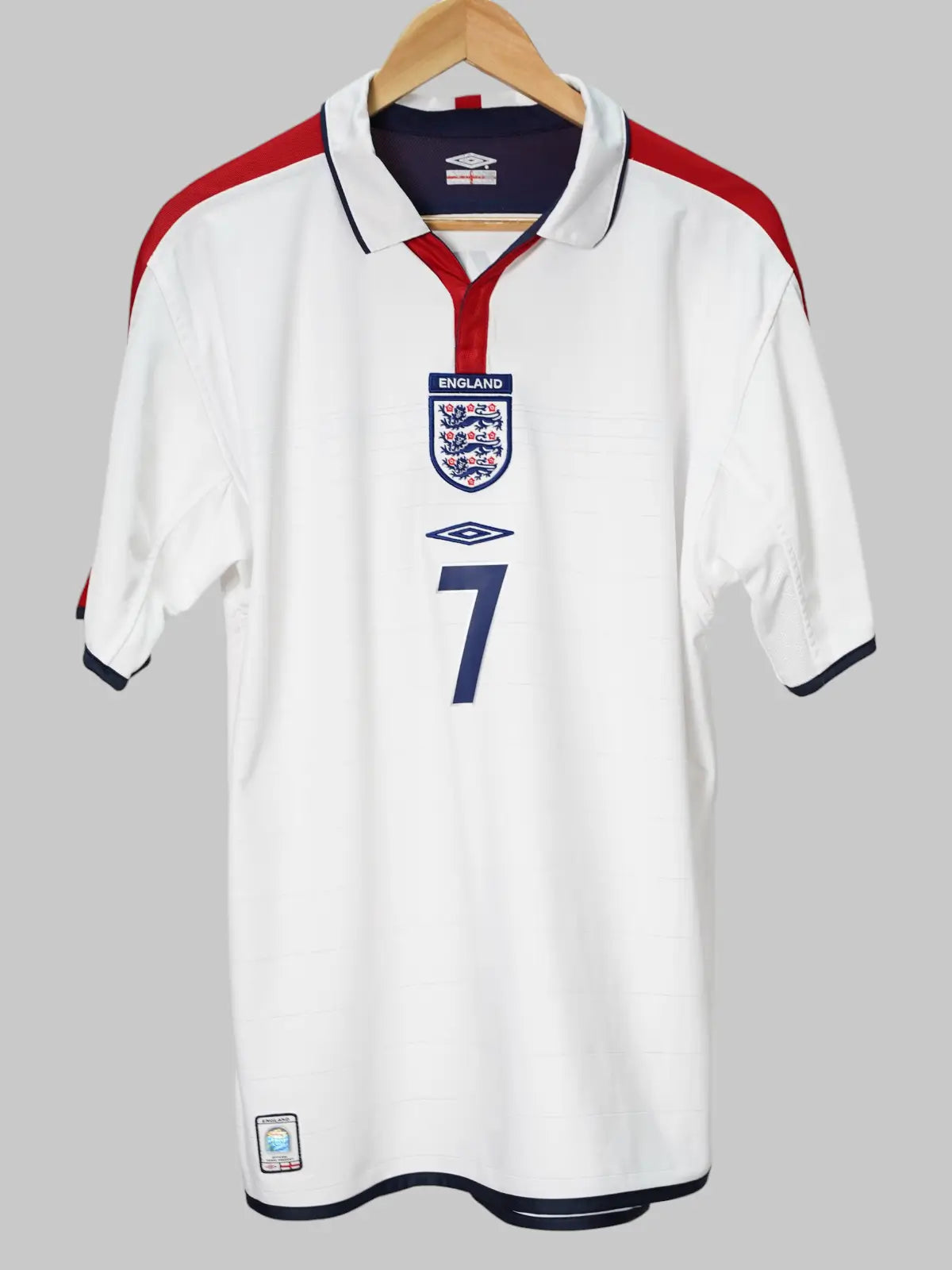 England Home Shirt 2004/5 Beckham #7 (L)