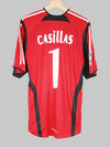 2005/6 Real Madrid Casillas #1 Camiseta de Portero (L) Adidas