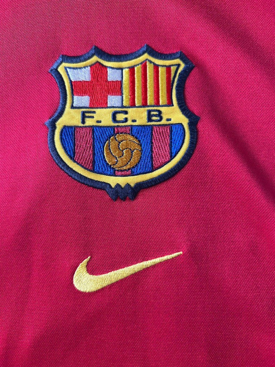 2000/1 Barcelona Rivaldo #10 Home Shirt (XL)