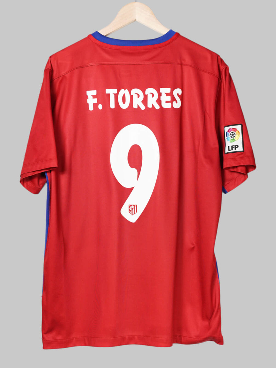 2015/16 Atletico Madrid F. Torres #9 Home Shirt (XL)