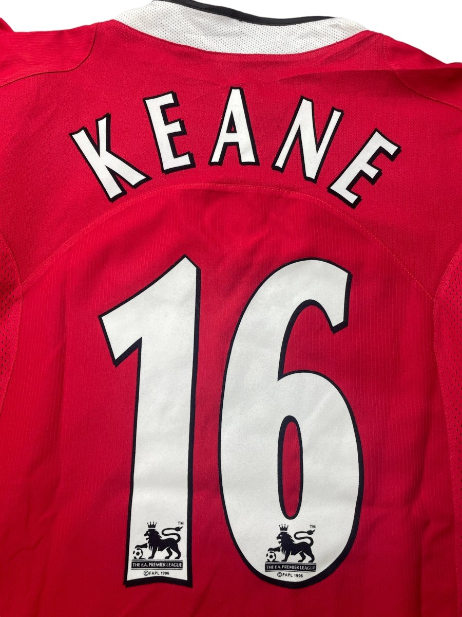 Man United Home Shirt 2004/5 Keane #16 - 9/10 - L