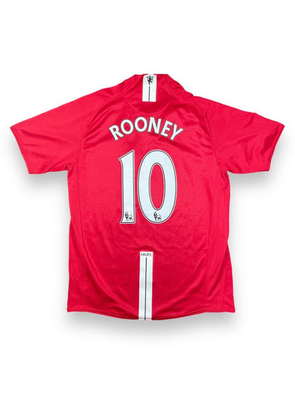 Man United Home Shirt 2007/9 Rooney #10 - 10/10 - M