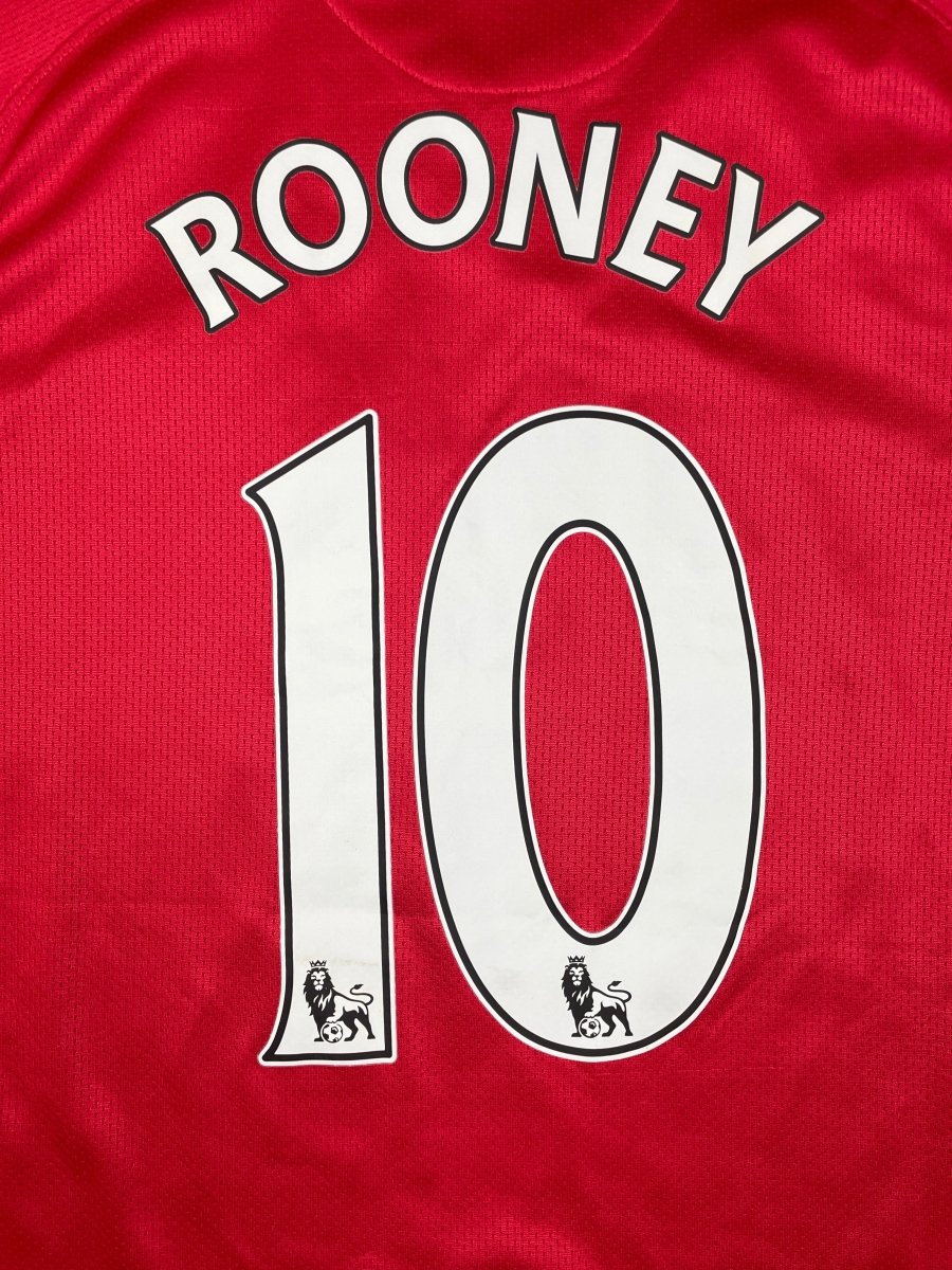 Man United Home Shirt 2007/9 Rooney #10 - 10/10 - M