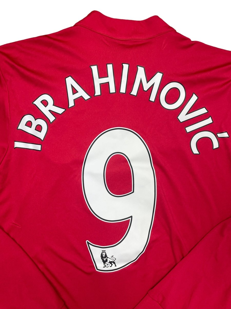 Man United Home Shirt L/S 2017/18 Ibrahimovic #9 - 10/10 - M