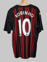 Manchester City Away Shirt 2008/9 Robinho 10 (L)