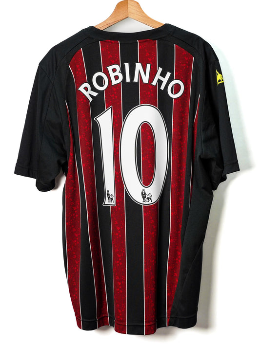 Manchester City Away Shirt 2008/9 Robinho 10 (L)
