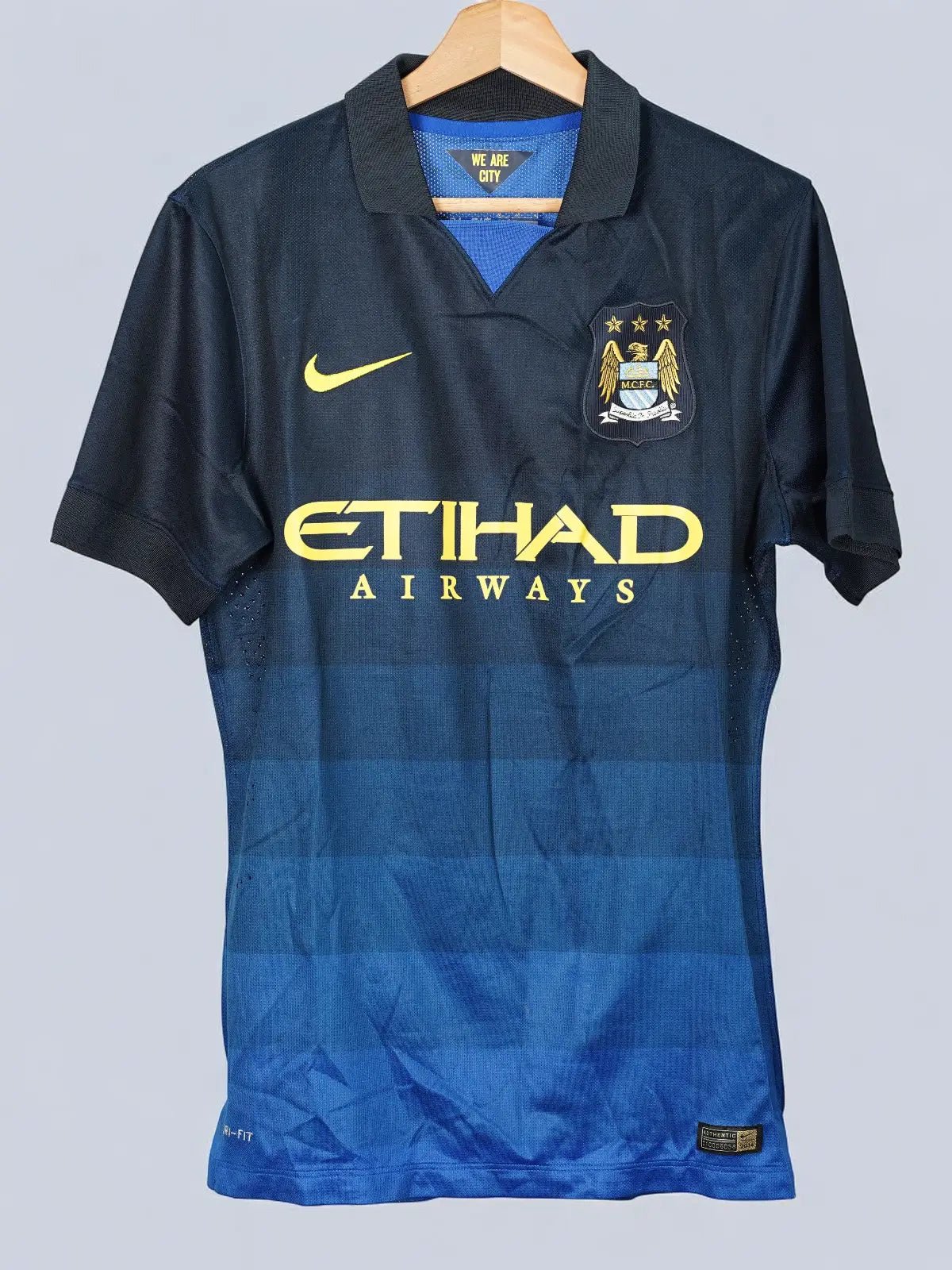 Manchester City Away Shirt 2013/14 Rekik Player Issue 19 (M)