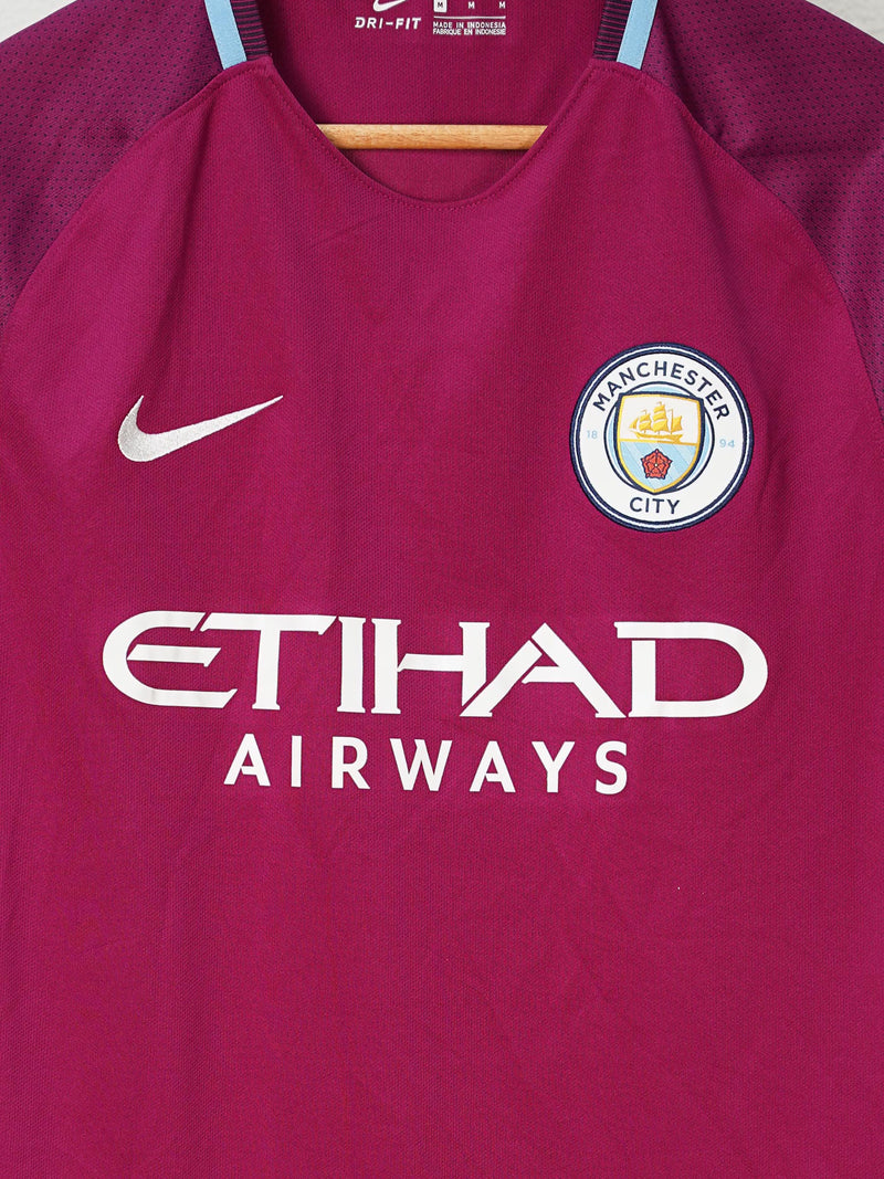 Manchester City Away Shirt 2017/18 Sterling 7 (M)