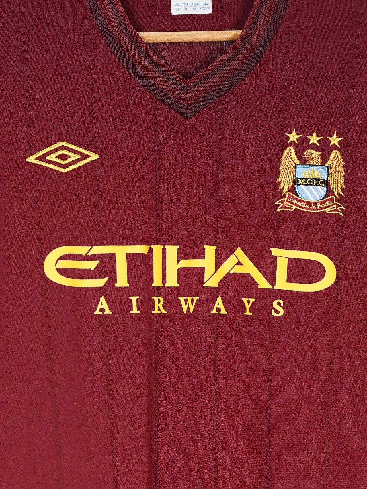 Manchester City Away Shirt L/S 2012/13 Kompany 4 (L)