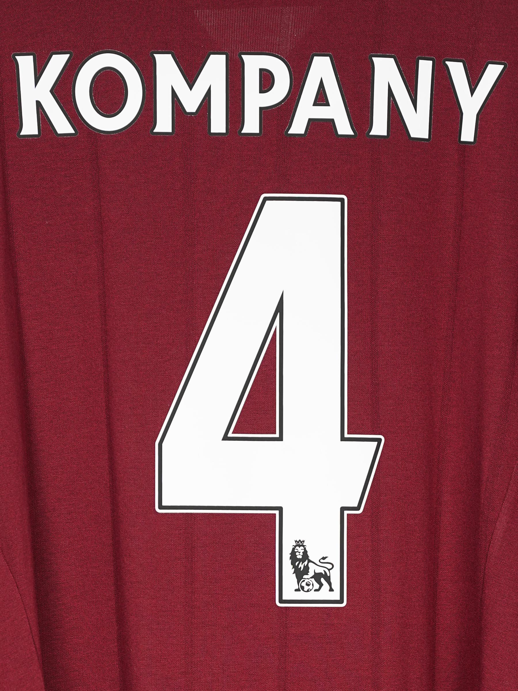 Manchester City Away Shirt L/S 2012/13 Kompany 4 (L)