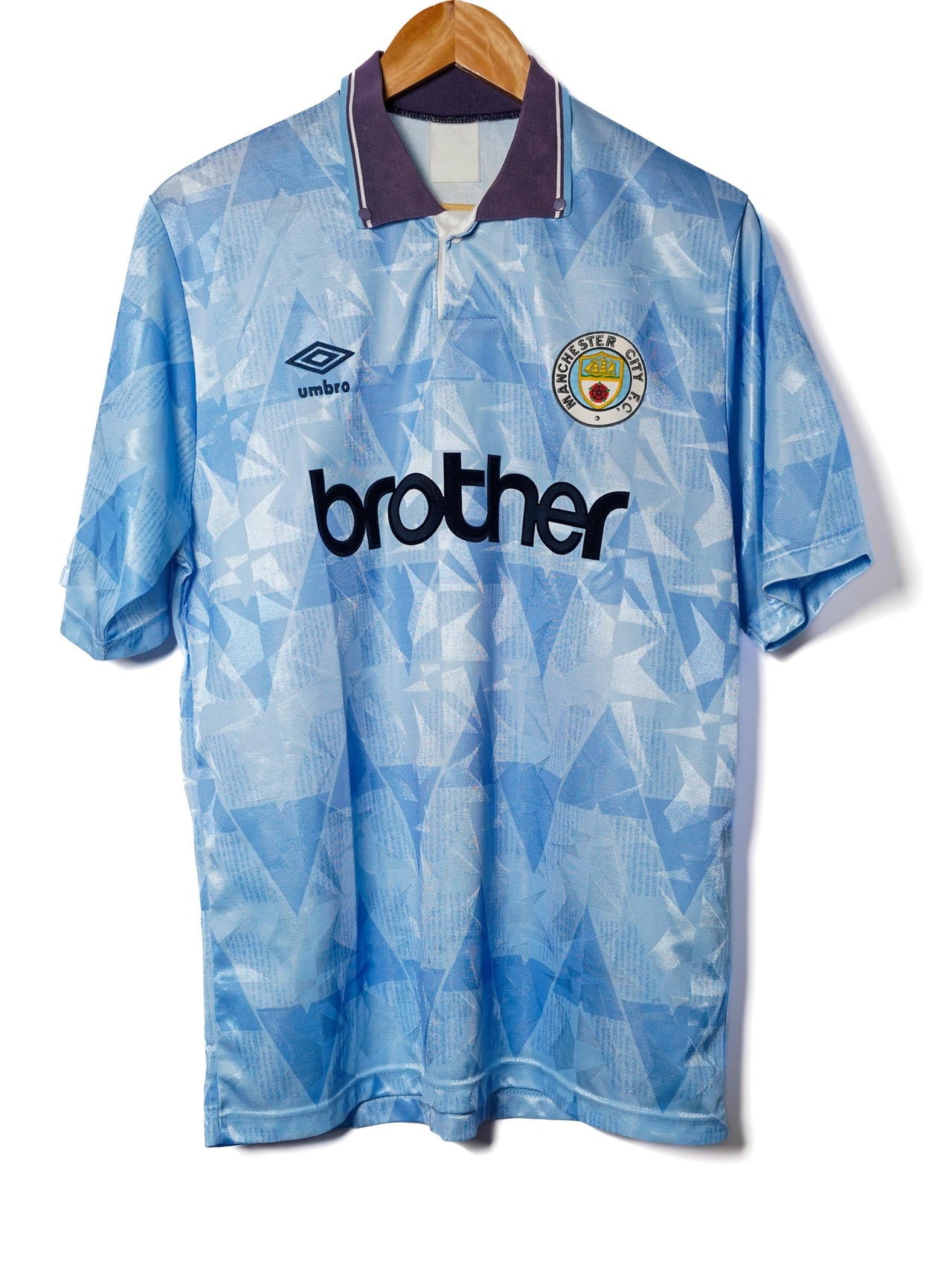 Manchester City Home Shirt 1989/91 (L)
