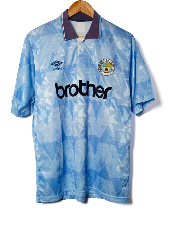 Manchester City Home Shirt 1989/91 (L)