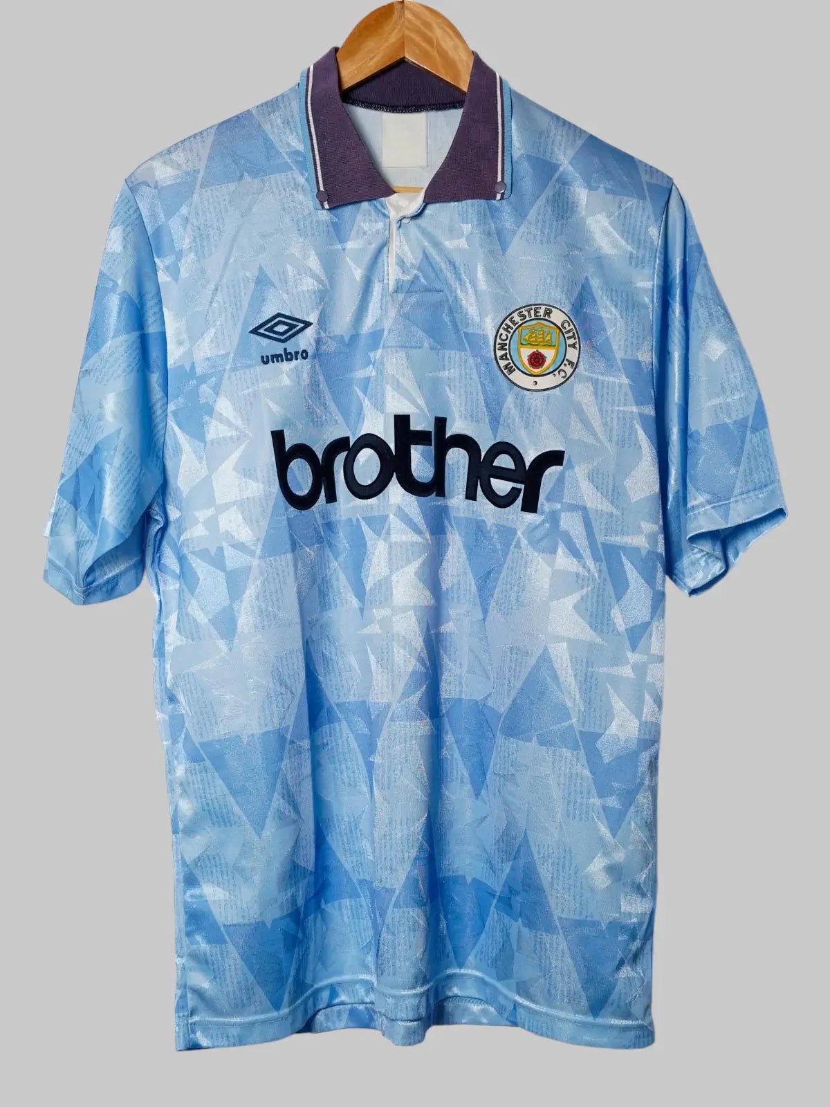 Manchester City Home Shirt 1989/91 (L)